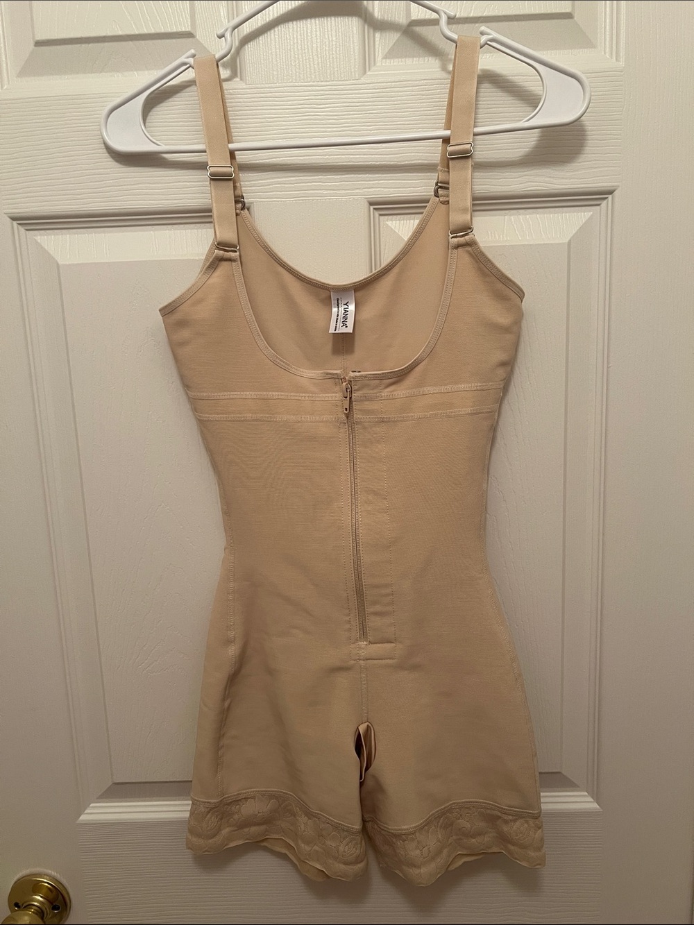 YIANNA Everyday Nude Shaping Bodysuit with Adjustable Straps